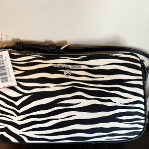 Michael Kors mini zebra print handbag